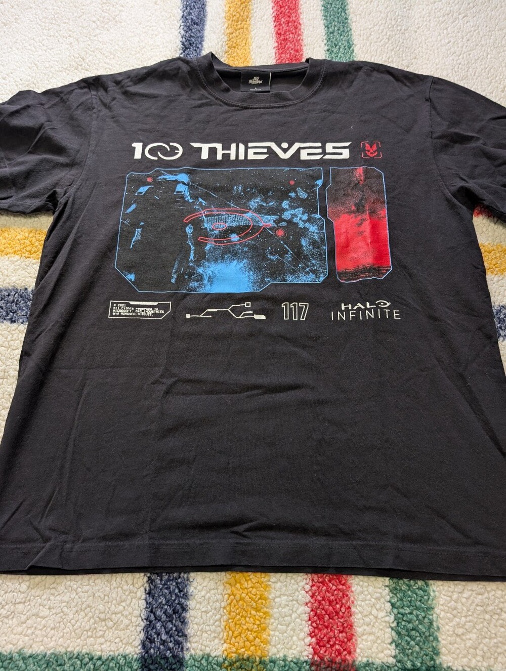 100 Thieves Black Graphic T-Shirt